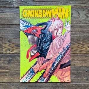Chainsaw man anime exclusive viz media poster